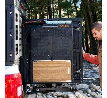 ALUCAB kuchyňská skříňka na zadní dveře pro ModCAP/Canopy Camper (verze Basic) (1)