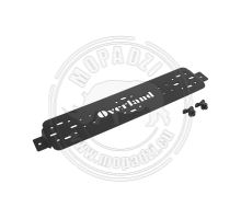 Overland uni. assembly platform to Airline rail for two brackets with swivel latch, black Overland uni. assembly platform to Airline rail for two brackets with swivel latch, black