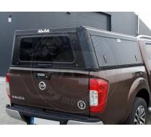 ALUCAB hardtop typ Explorer DC boční výklopné dveře Nissan Navara D40 2005 – 2015 hrubý (3)