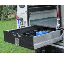 ALUCAB single-drawer pull-out system with a depth of 750mm ALUCAB single-drawer pull-out system with a depth of 750mm