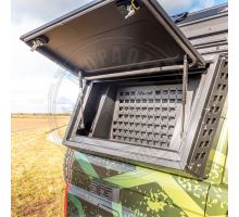 ALUCAB grille with Molle fastening system for the side box of the Toyota Land Cruiser seri