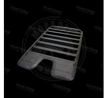 Hunters expedition roof rack for New Defender 130 silver finish (1)