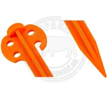 ARB ground anchor pins, plastic orange (1)