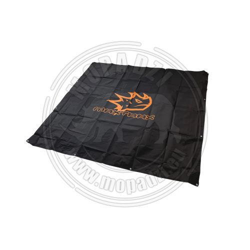 MAXTRAX extra strong tarp, heavy duty tarp, black with logo
