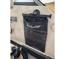 SeaSucker garbage bag, dirty laundry with suction cup, diameter 11cm, black, black (2)