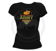 MAXTRAX černé Army dámské triko, krátký rukáv (1)