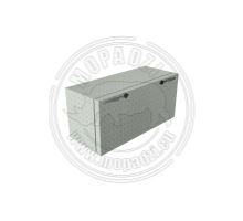 Alubox box U15 floor 985x460x420mm, volume 166L unpainted Alubox box U15 floor 985x460x420mm, volume 166L unpainted