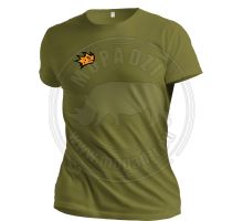 MAXTRAX zelené Army pánské triko, krátký rukáv