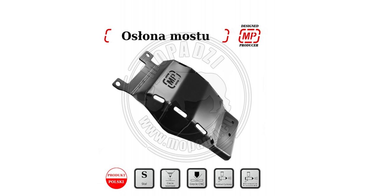 MP4x4 rear differential cover for New Defender 90,110,130, unpainted ...