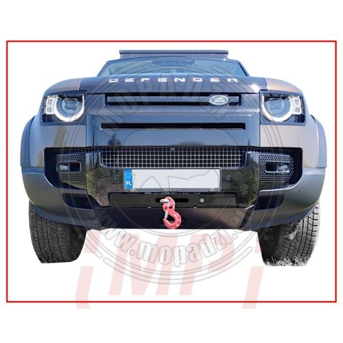 MP4x4 plate for concealed winch mounting for New Defender, diesel engine version
