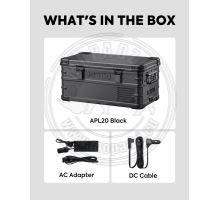 ICECO Dual zone refrigerator, volume 20l, dimensions 63.5x38x30 cm, black (4)