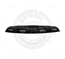 Hunters roof light bar for New Defender, black + 4x white lights (14)