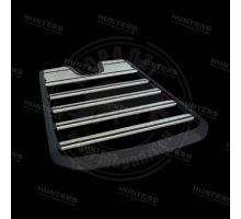 Hunters expedition roof rack for New Defender 130 silver finish (3)
